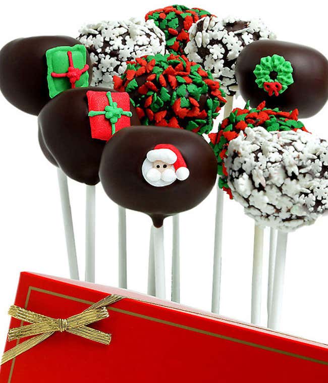 Christmas cake pops delivery