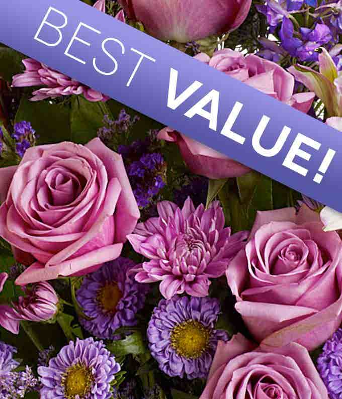 Florist Designed Purple Mother's Day Bouquet